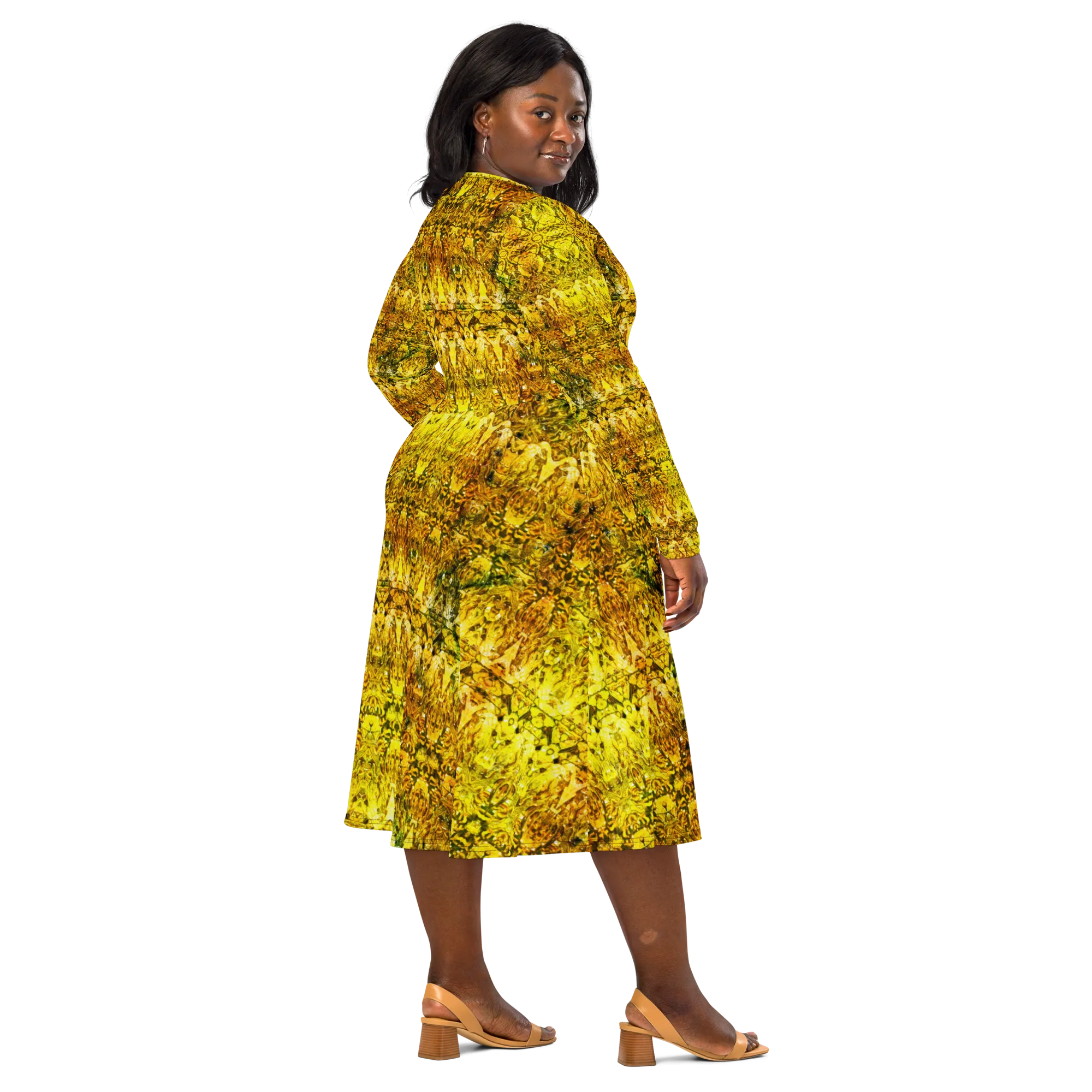 Long Sleeve Midi Dress (Her/Muliebris)(Samhain Dreams of Jade 12 of 15 Duodecim ex Quindecim) RJSTHW2025 RJS