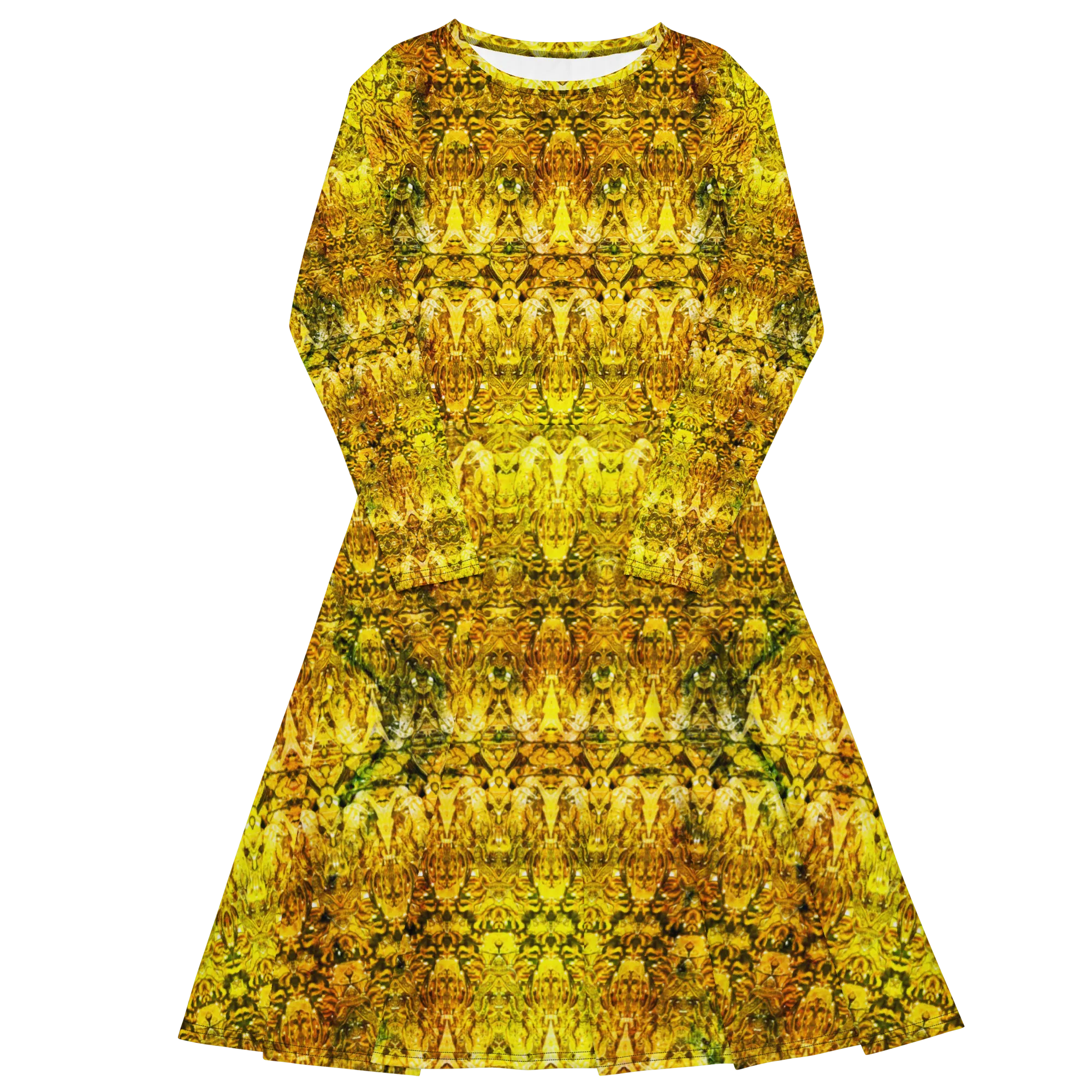 Long Sleeve Midi Dress (Her/Muliebris)(Samhain Dreams of Jade 12 of 15 Duodecim ex Quindecim) RJSTHW2025 RJS