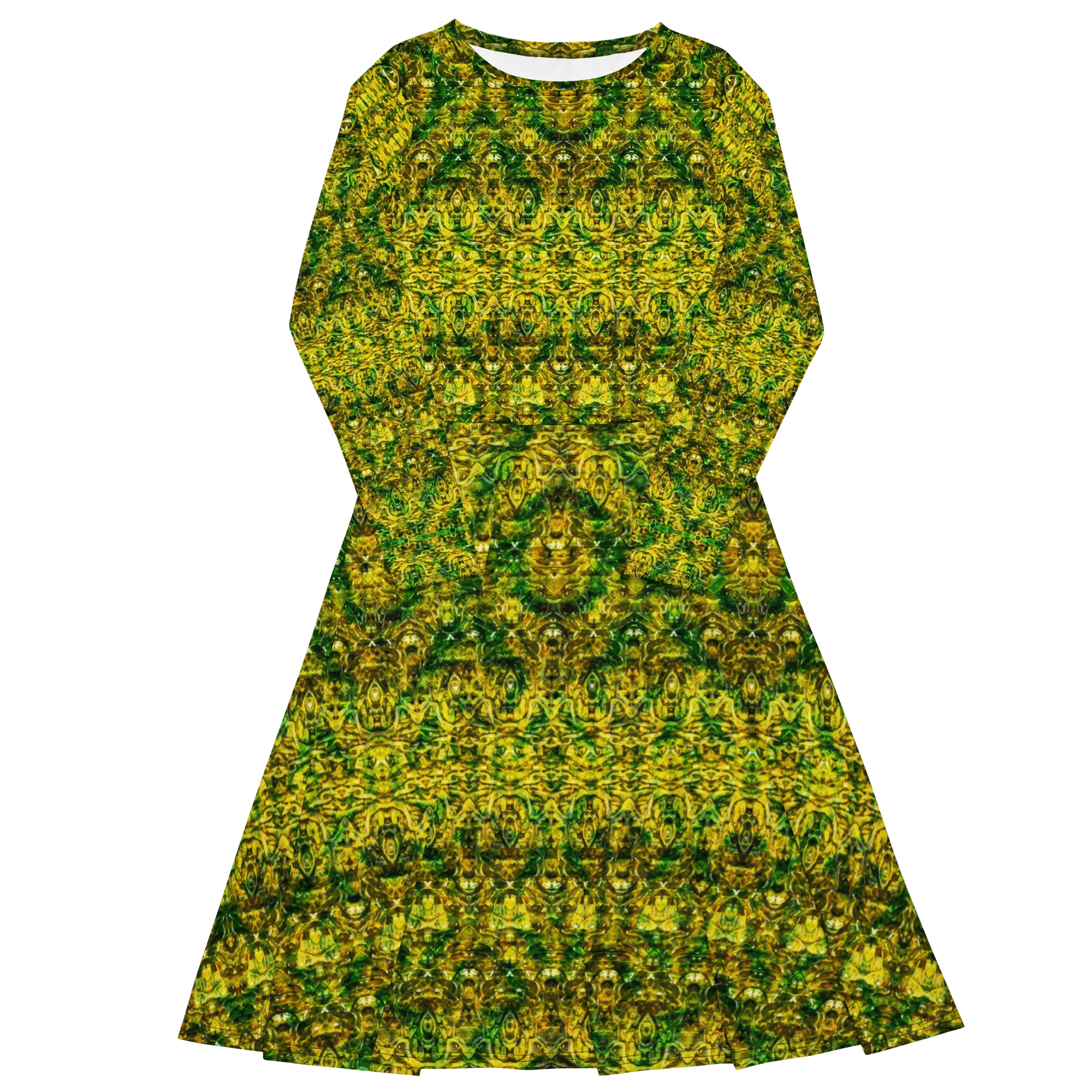 Long Sleeve Midi Dress (Her/Muliebris)(Samhain Dreams of Jade 14 of 15 Quattuordecim ex Quindecim) RJSTHW2025 RJS
