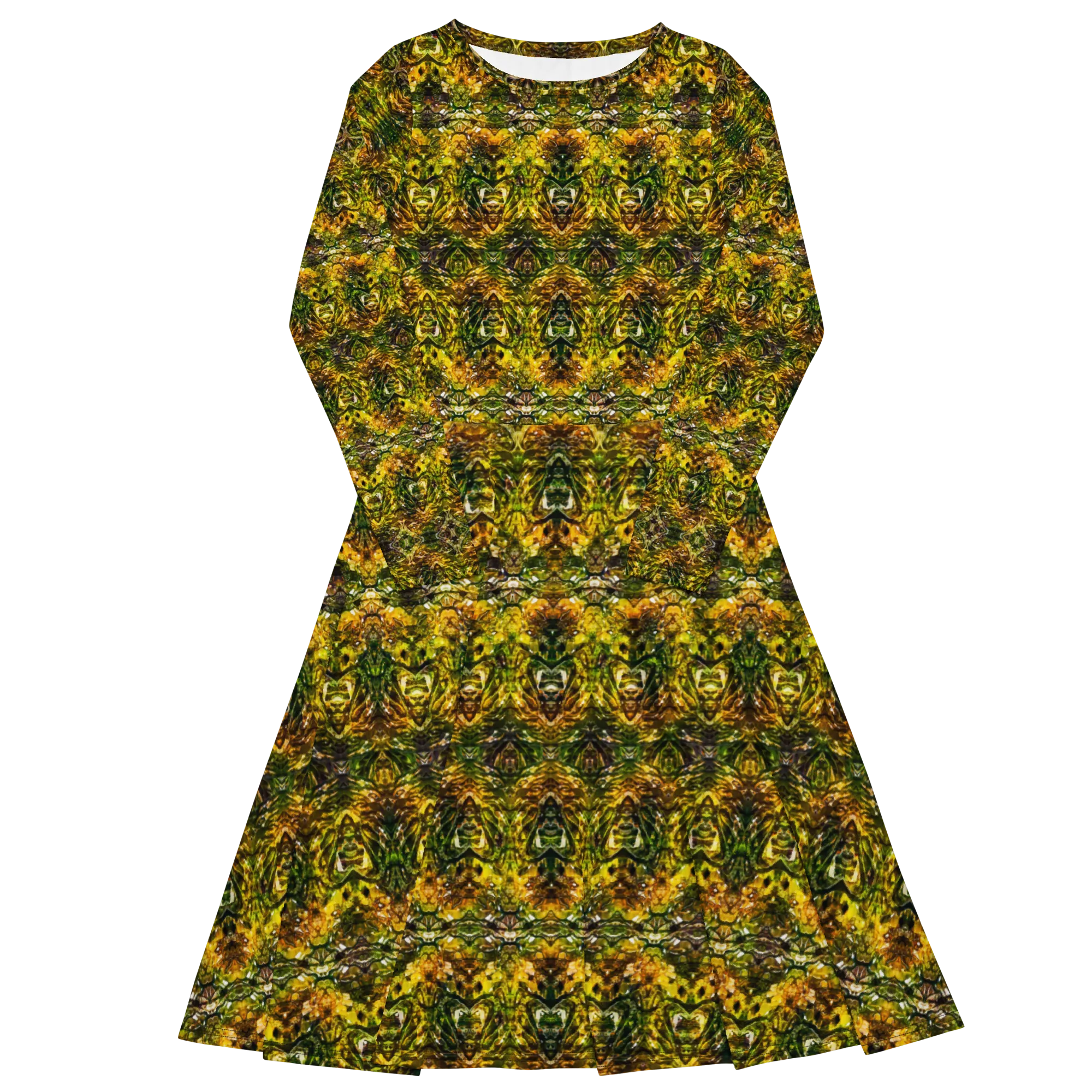 Long Sleeve Midi Dress (Her/Muliebris)(Samhain Dreams of Jade 15 of 15 Quindecim ex Quindecim) RJSTHW2025 RJS