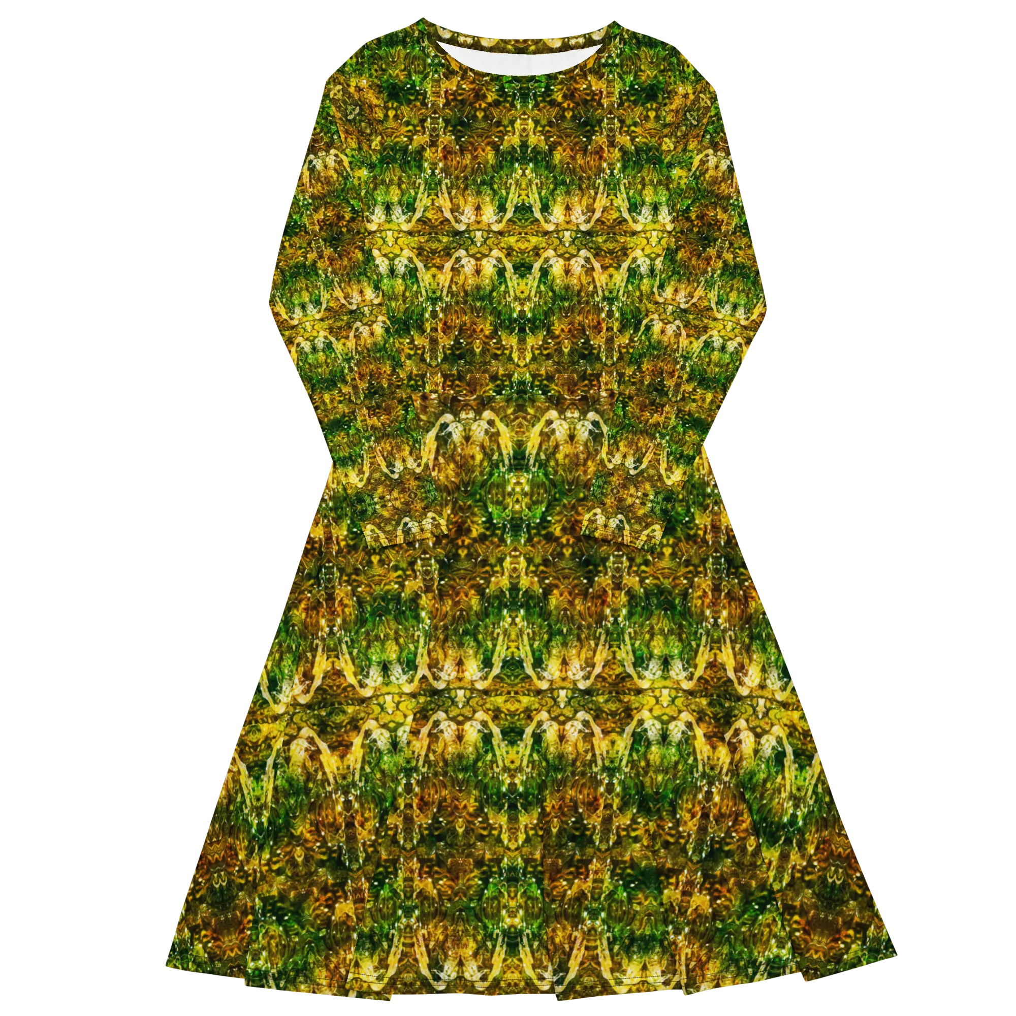 Long Sleeve Midi Dress (Her/Muliebris)(Samhain Dreams of Jade 3 of 15 Tres ex Quindecim) RJSTHW2025 RJS