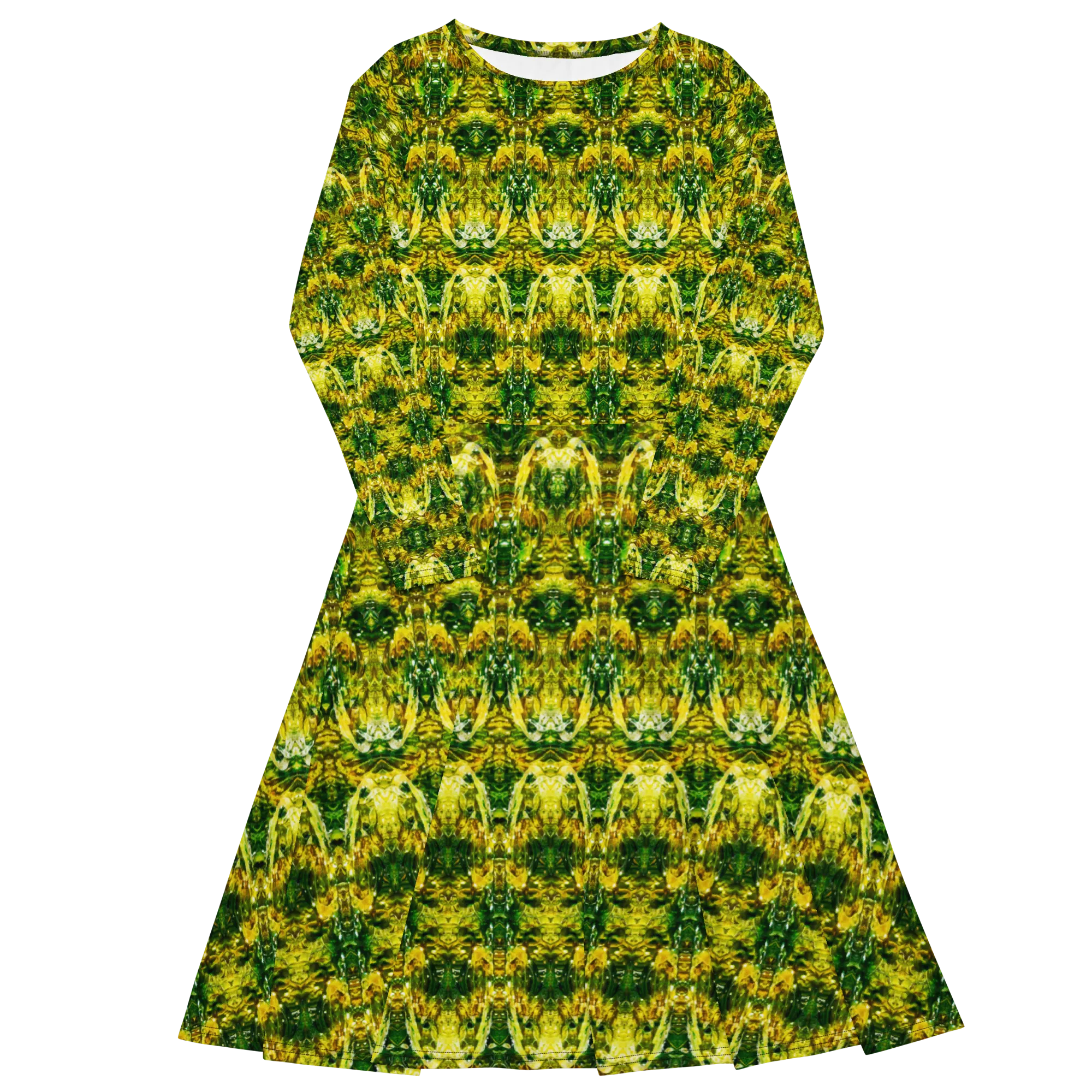 Long Sleeve Midi Dress (Her/Muliebris)(Samhain Dreams of Jade 4 of 15 Quattuor ex Quindecim) RJSTHw2025 RJS
