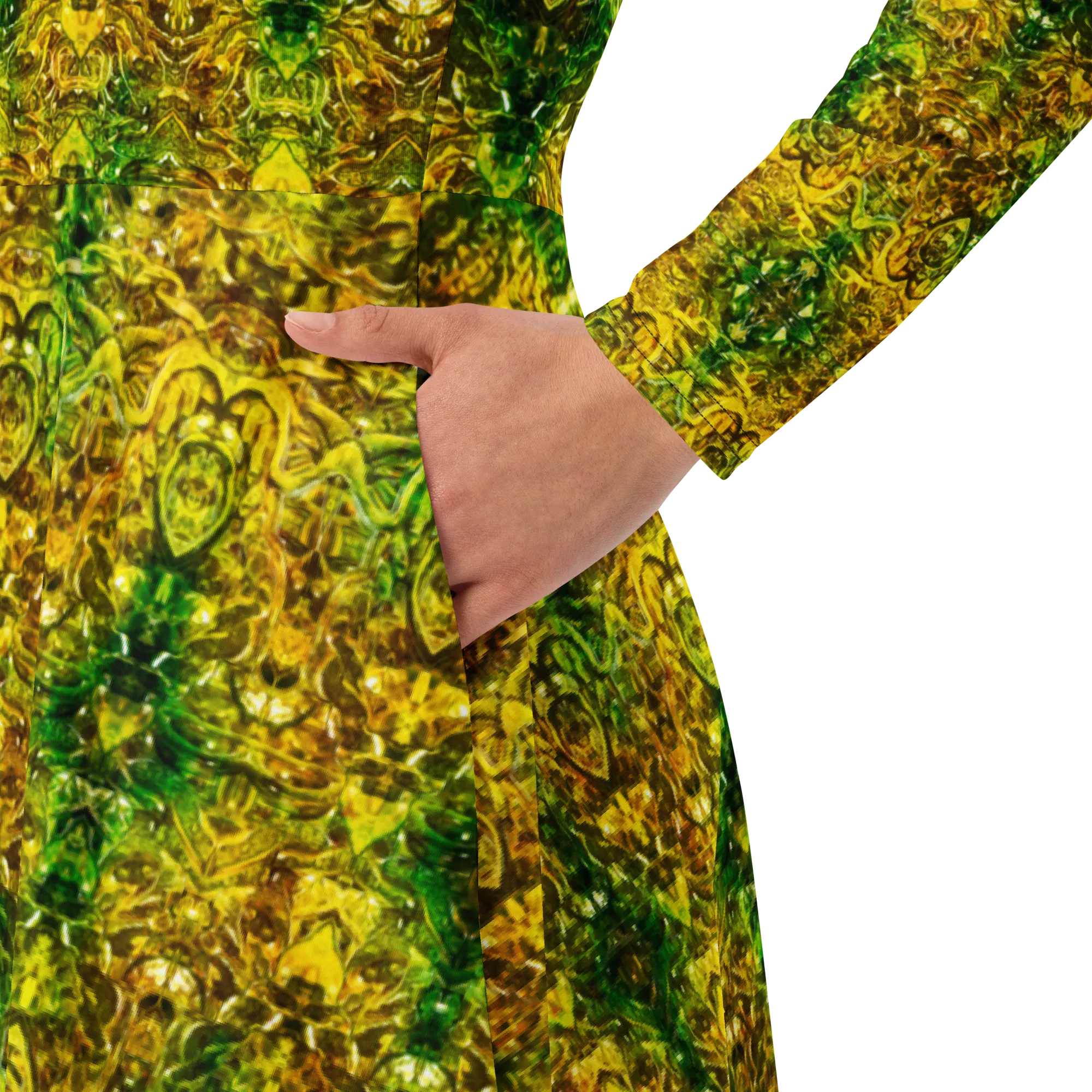 Long Sleeve Midi Dress (Her/Muliebris)(Samhain Dreams of Jade 6 of 15 Sex ex Quindecim) RJSTHW2025 RJS
