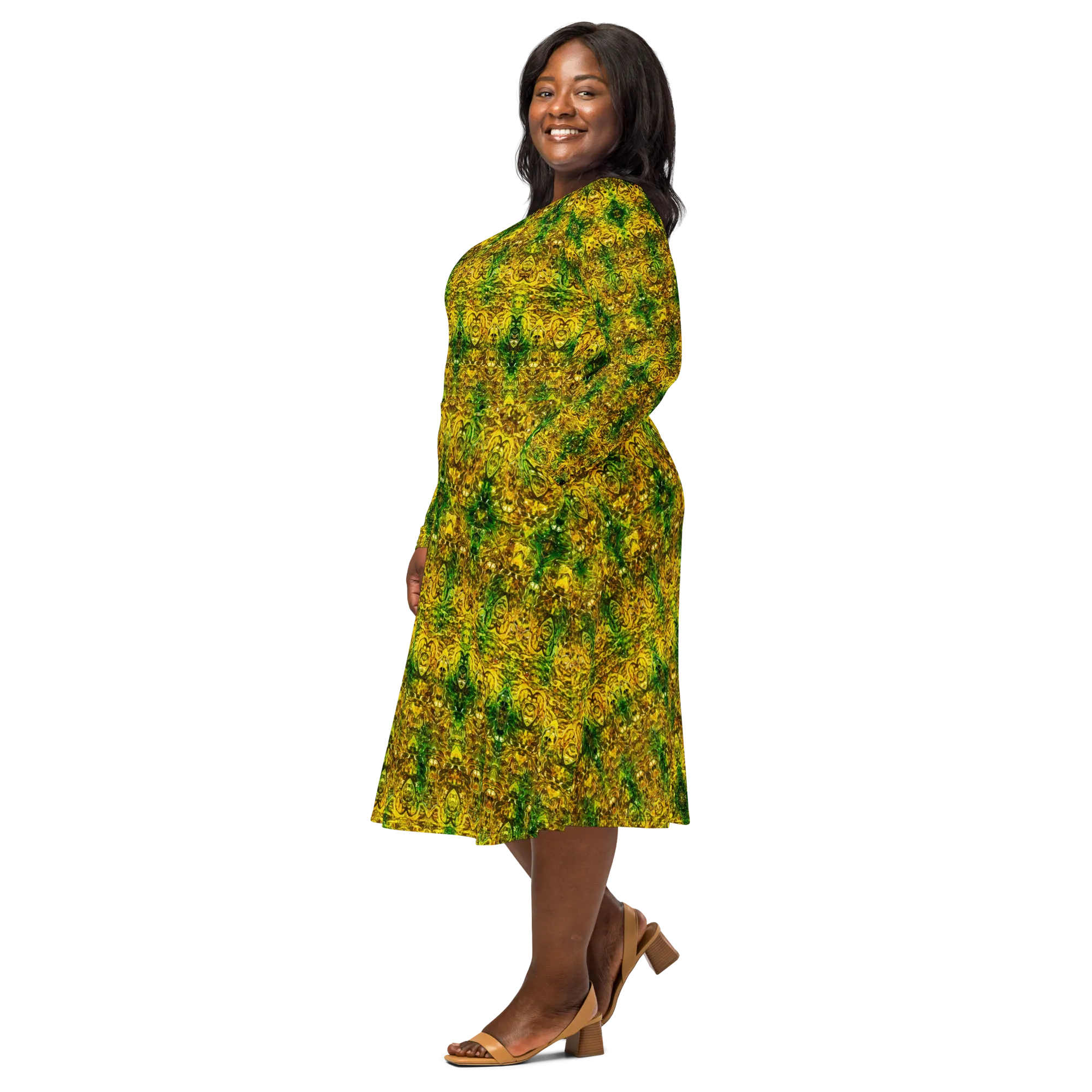 Long Sleeve Midi Dress (Her/Muliebris)(Samhain Dreams of Jade 6 of 15 Sex ex Quindecim) RJSTHW2025 RJS