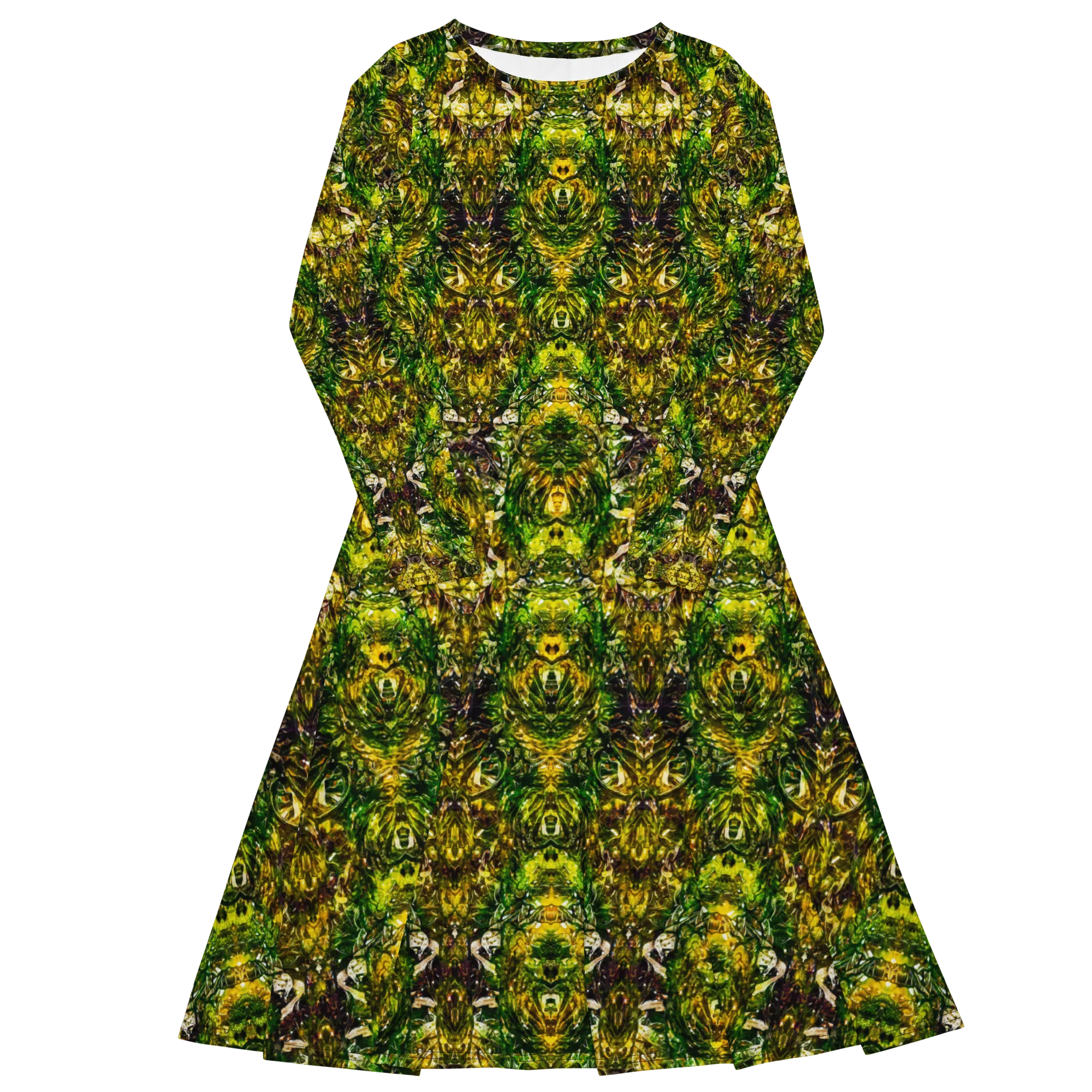 Long Sleeve Midi Dress (Her/Muliebris)(Samhain Dreams of Jade 7 of 5 Septem ex Quindecim) RJSTHW2025 RJS