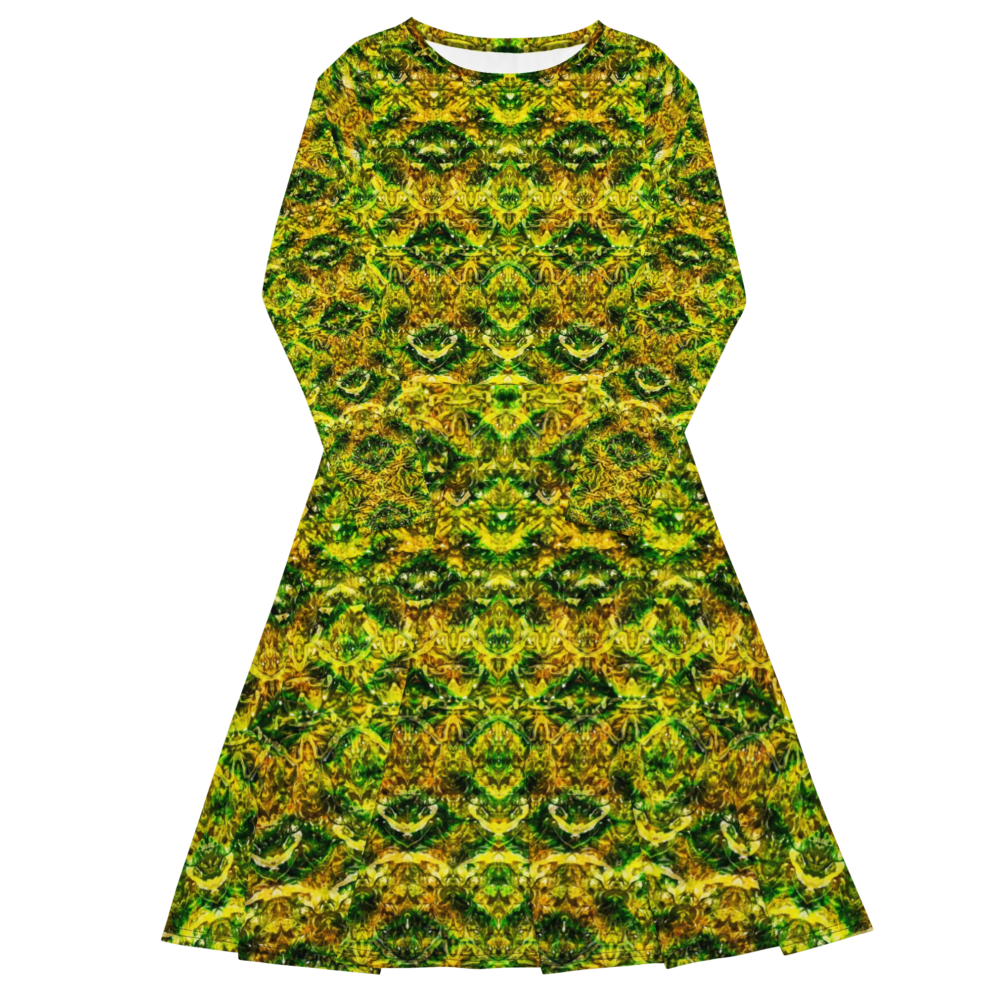 Long Sleeve Midi Dress (Her/Muliebris)(Samhain Dreams of Jade 9 of 15 Novem ex Quindecim) RJSTHW2025 RJS