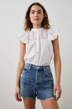 Louella top - beach white