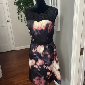 Lovely by Adrianna Papell Sleeveless Lace Trimmed Sheath Dress