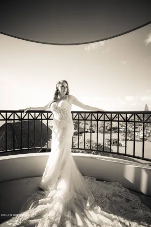 Low Back Mermaid Wedding Dress (#Dakotah)