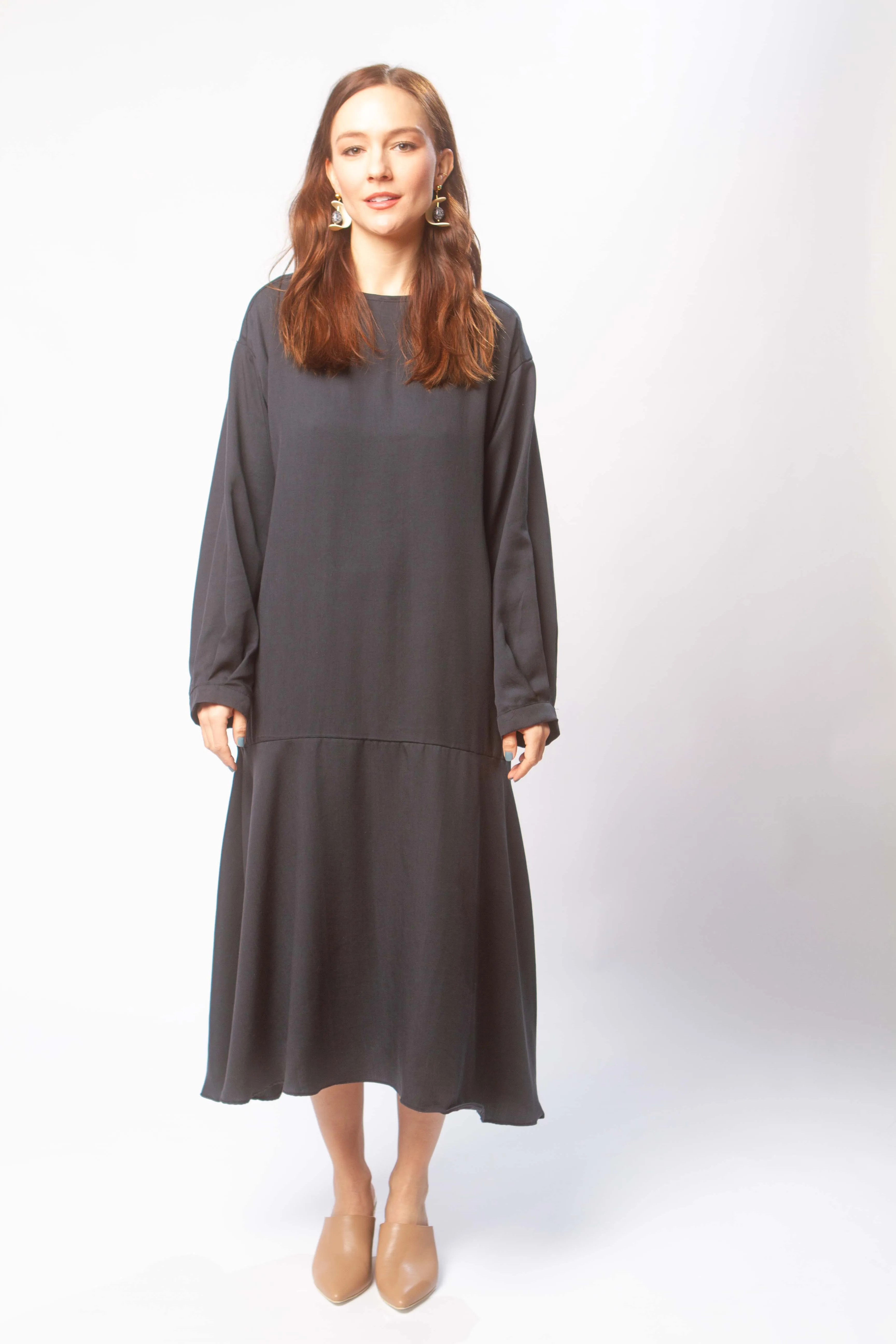 Luca dress in midnight