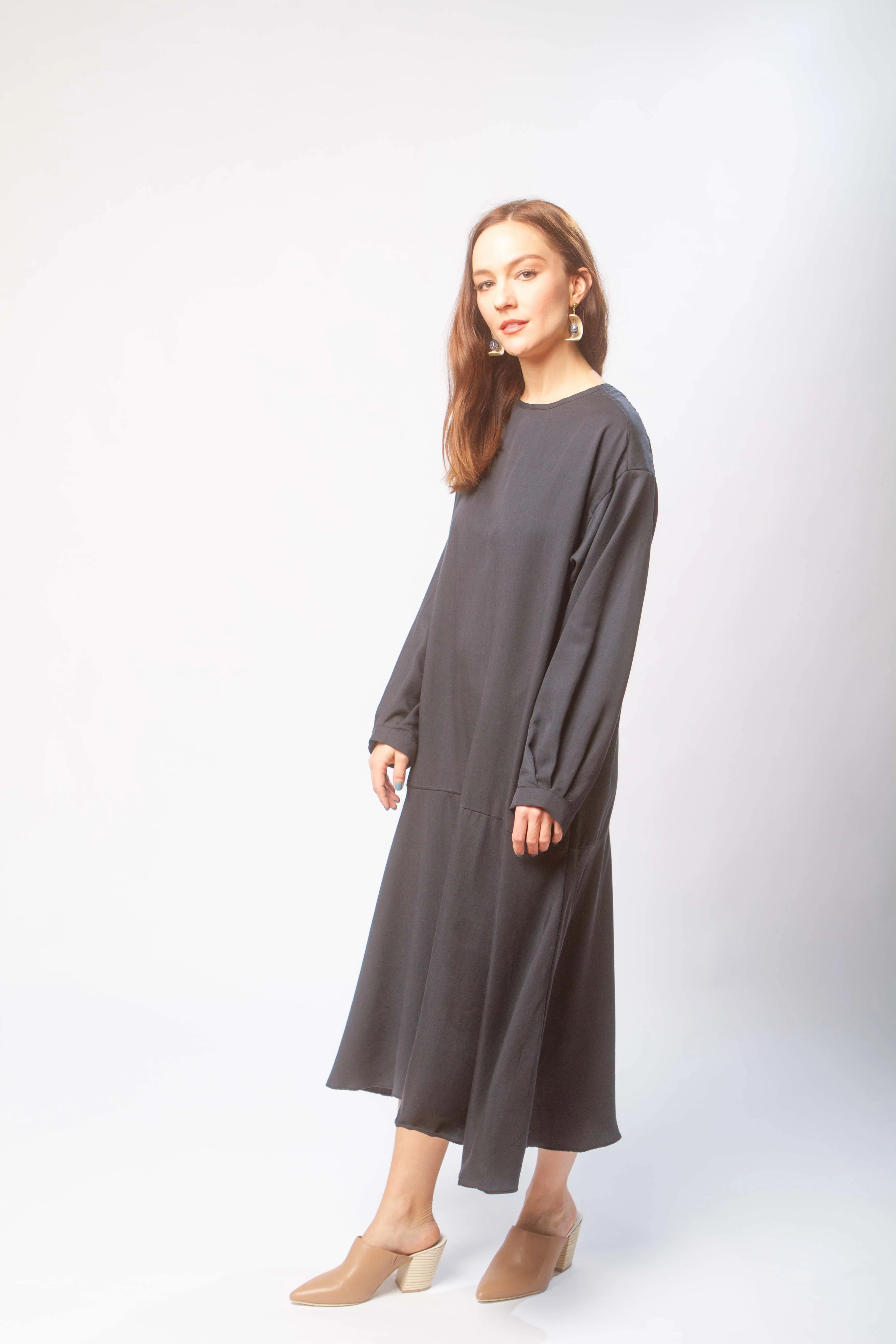 Luca dress in midnight