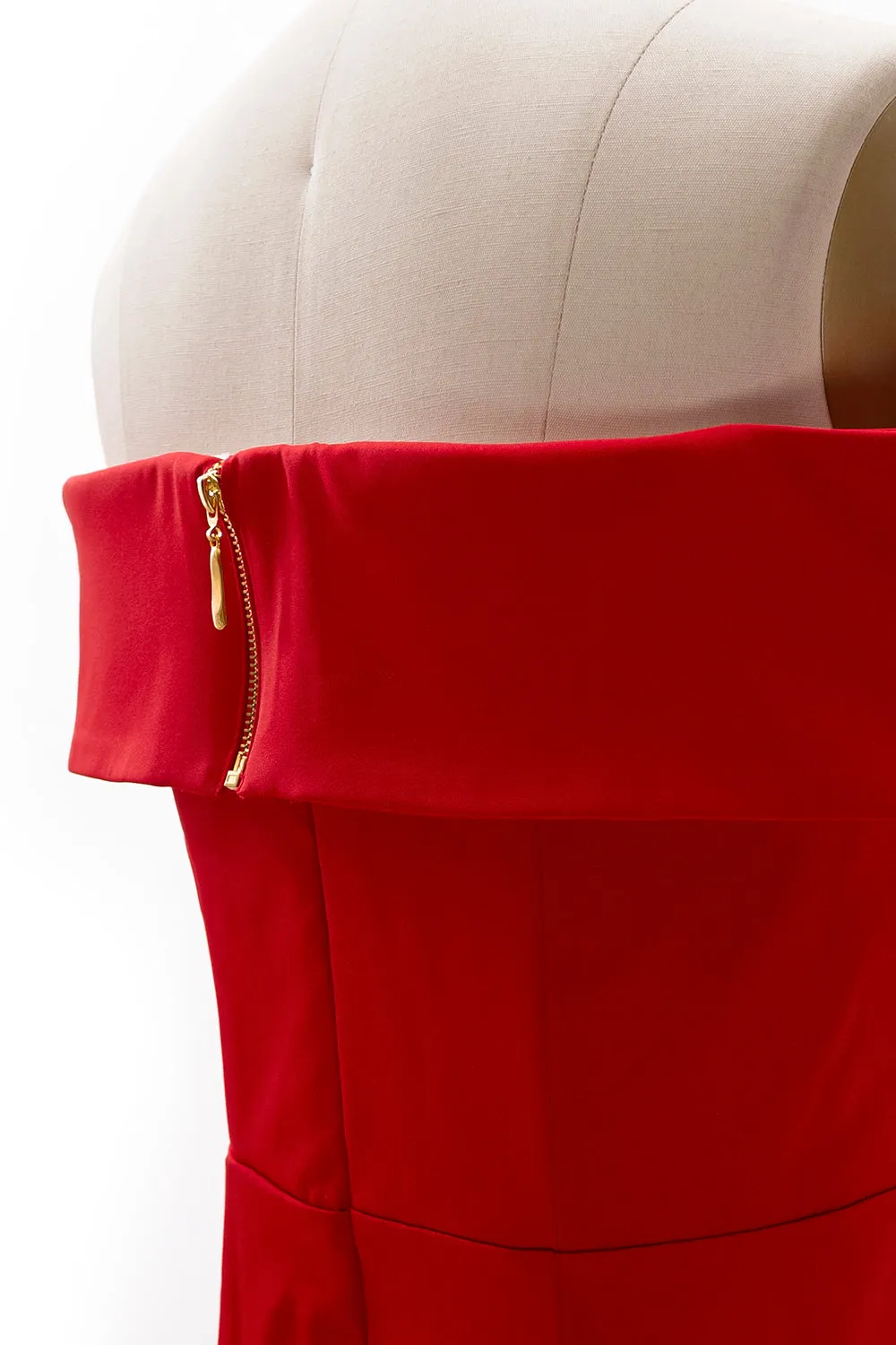 MACloth Women Sexy V Neck Off Shoulder Evening Bodycon Club Midi Cocktail Dress
