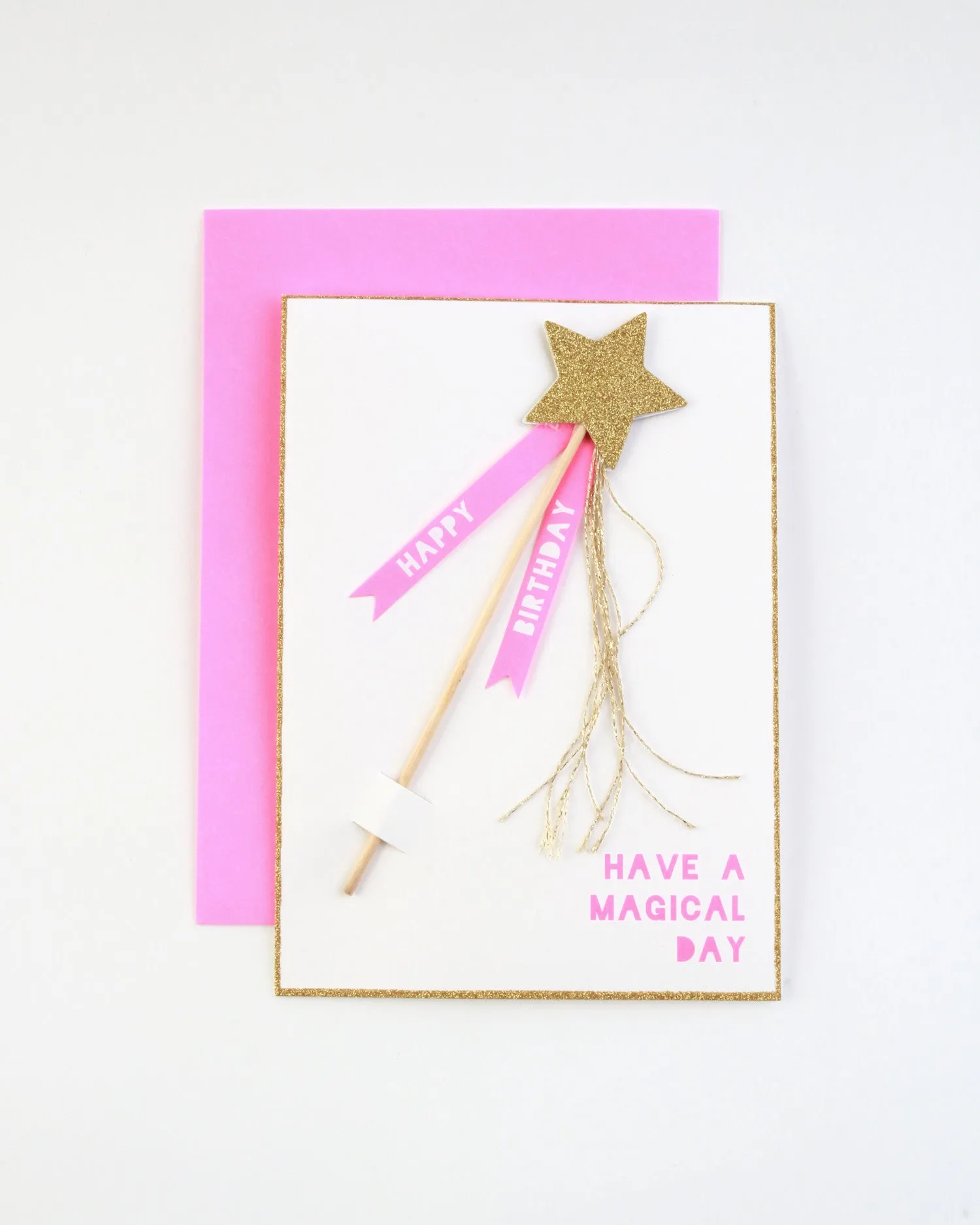 Magic Wand Birthday Card