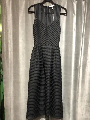 MAJE Sleeveless Scuba Fit and Flare Midi Dress