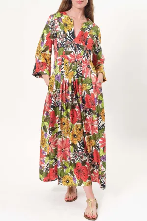 Marly Dress | Hibiscus Ecru