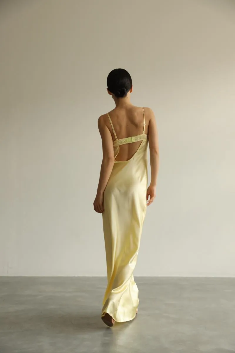 Megan - Yellow long dress