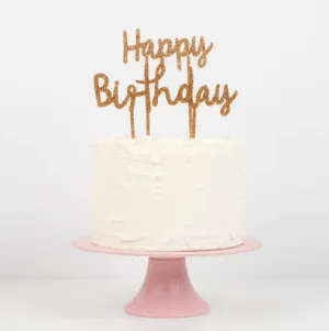 Meri Meri Happy Birthday Acrylic Toppers