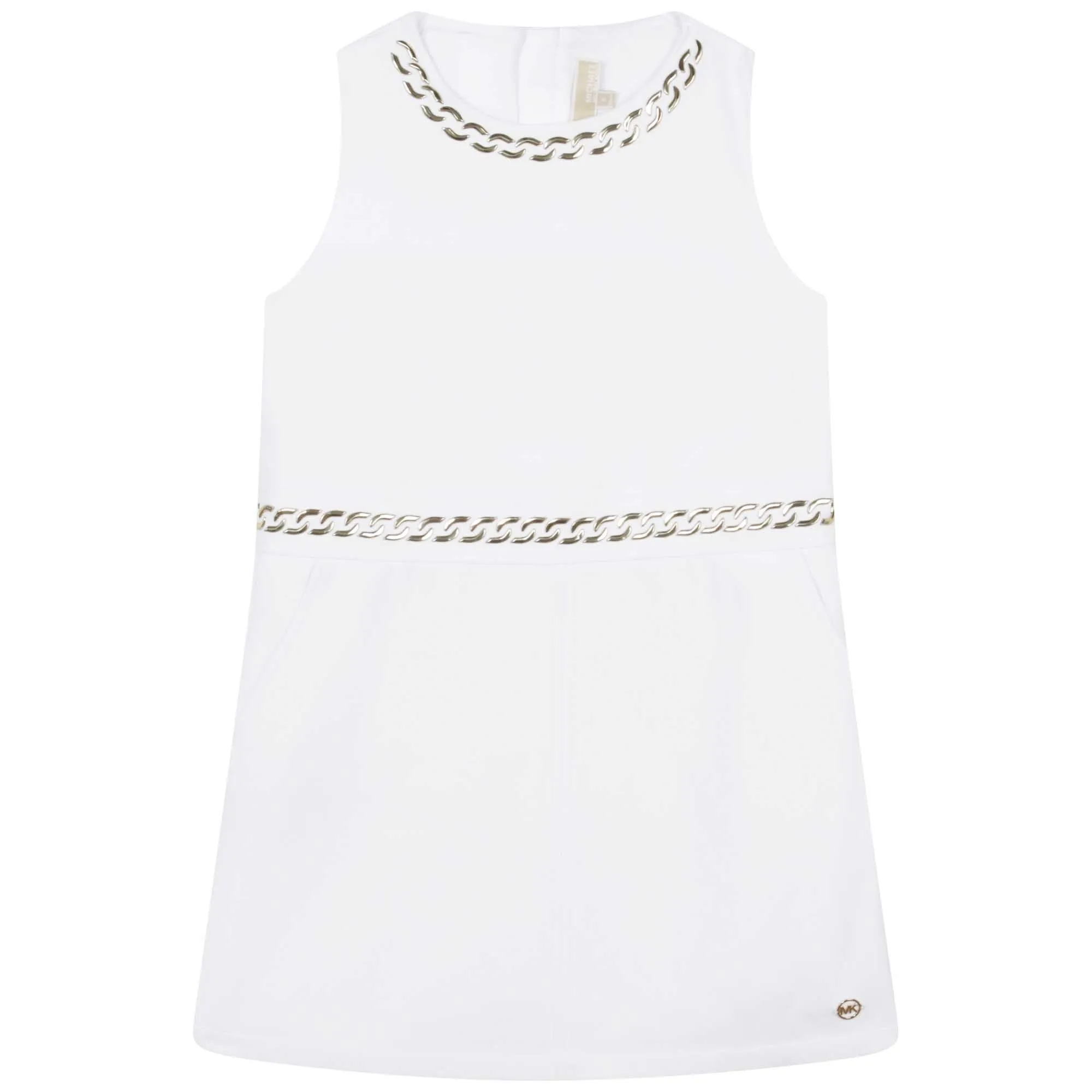 Michael Kors White Sleeveless Dress