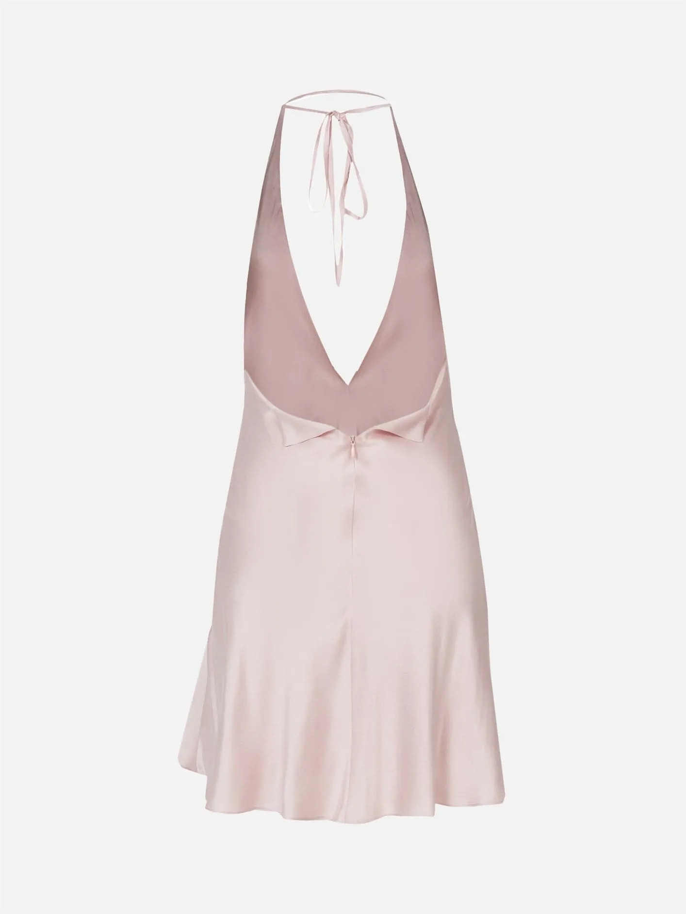 Mini Silk Dress - Pink