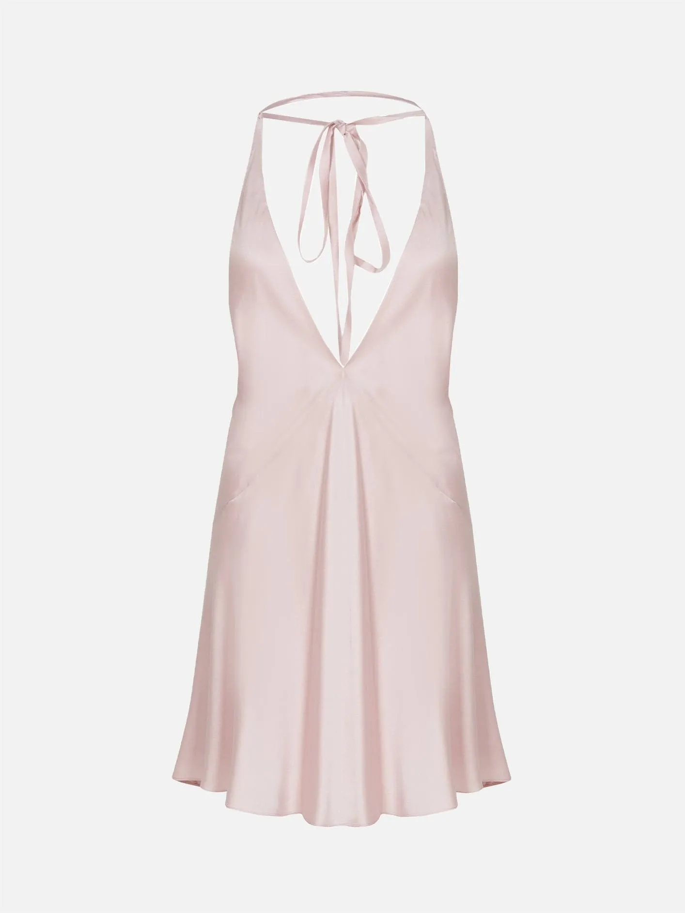 Mini Silk Dress - Pink