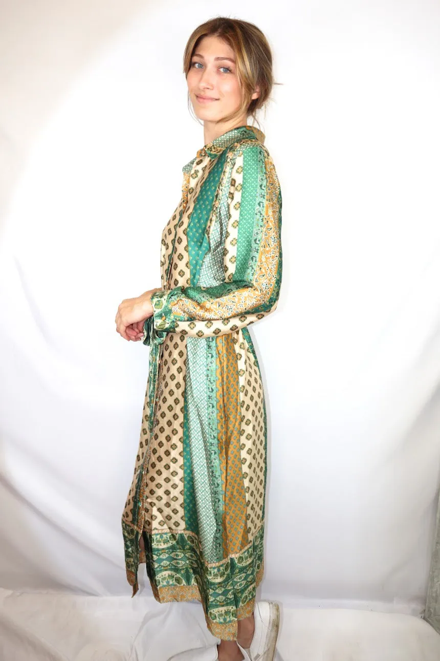 Monet Dress Emerald Sahara