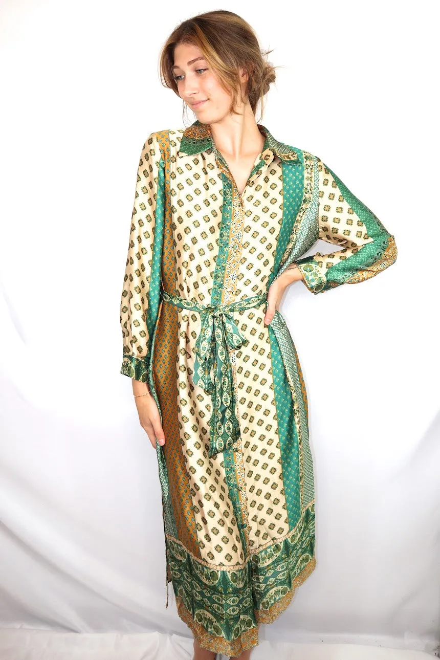 Monet Dress Emerald Sahara