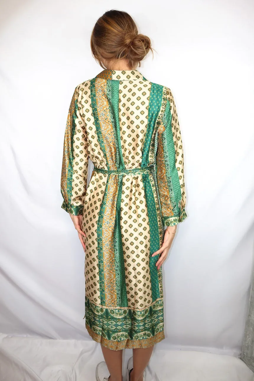 Monet Dress Emerald Sahara