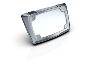 Multi-fit License Plate Frame, Chrome