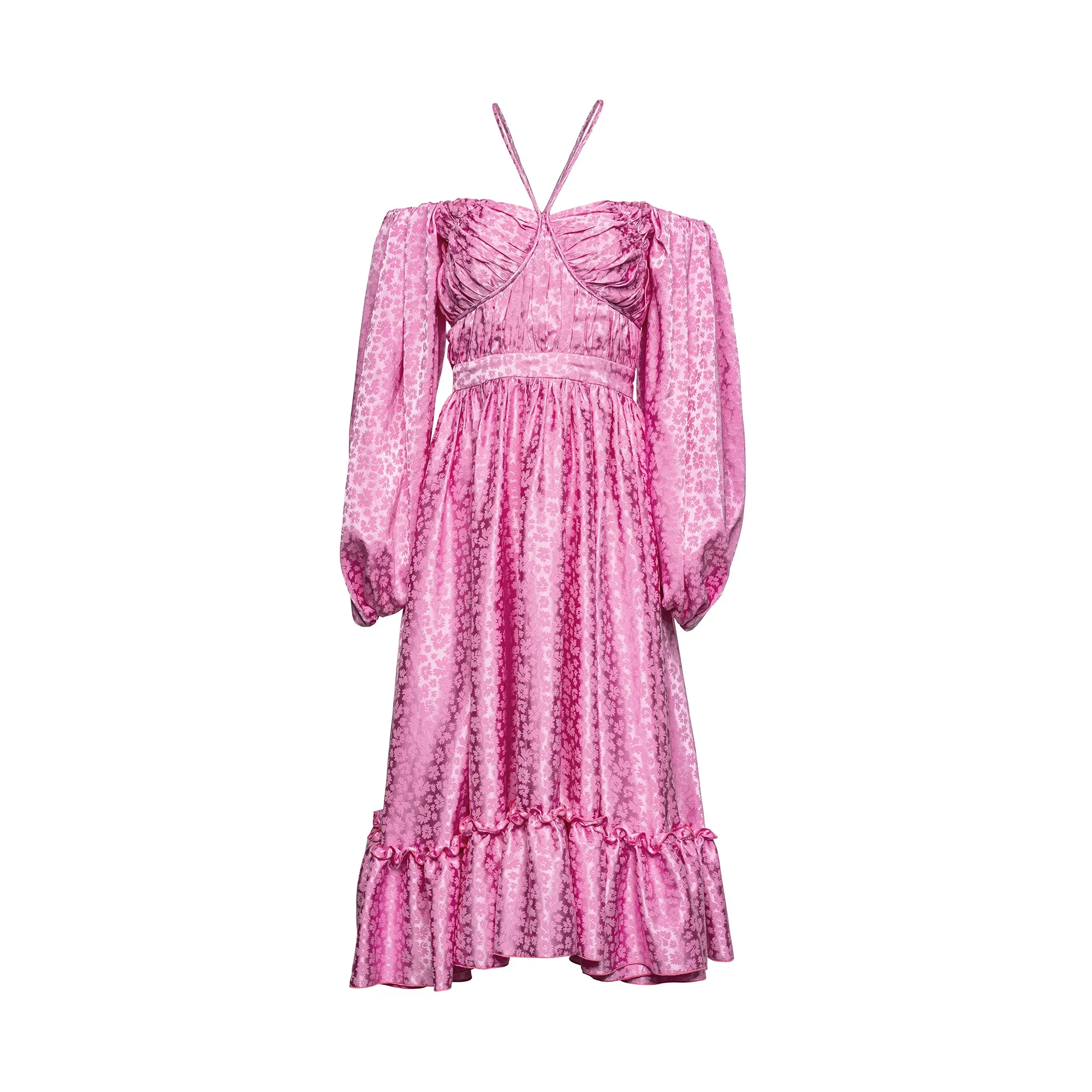 Naia Dress Satin Jaquard