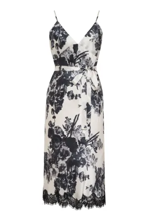 Napa Chloe Printed Dress Black
