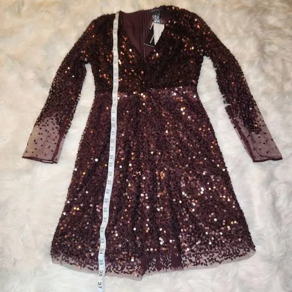 New French Connection Emille Sequin Sheath Dress