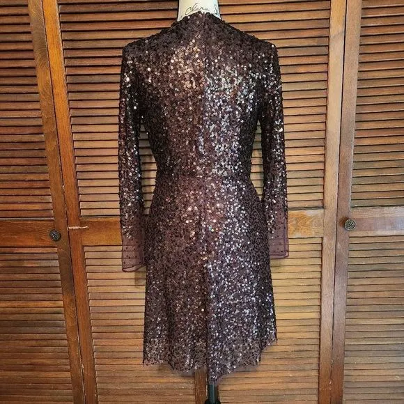 New French Connection Emille Sequin Sheath Dress