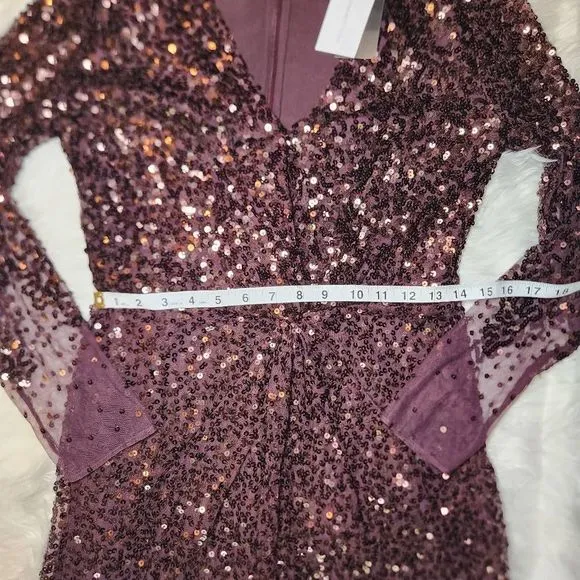 New French Connection Emille Sequin Sheath Dress