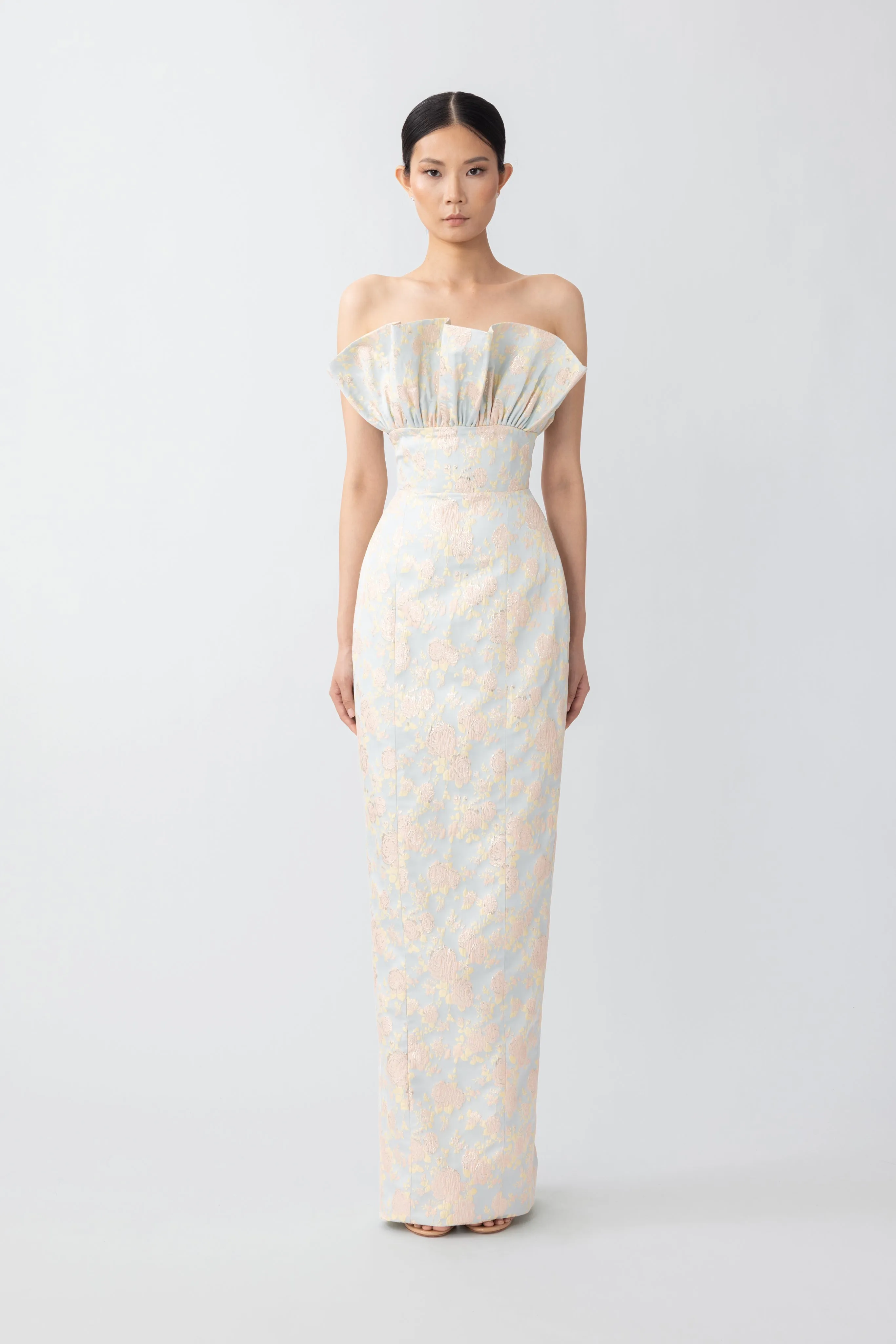 Noah Jacquard Gown