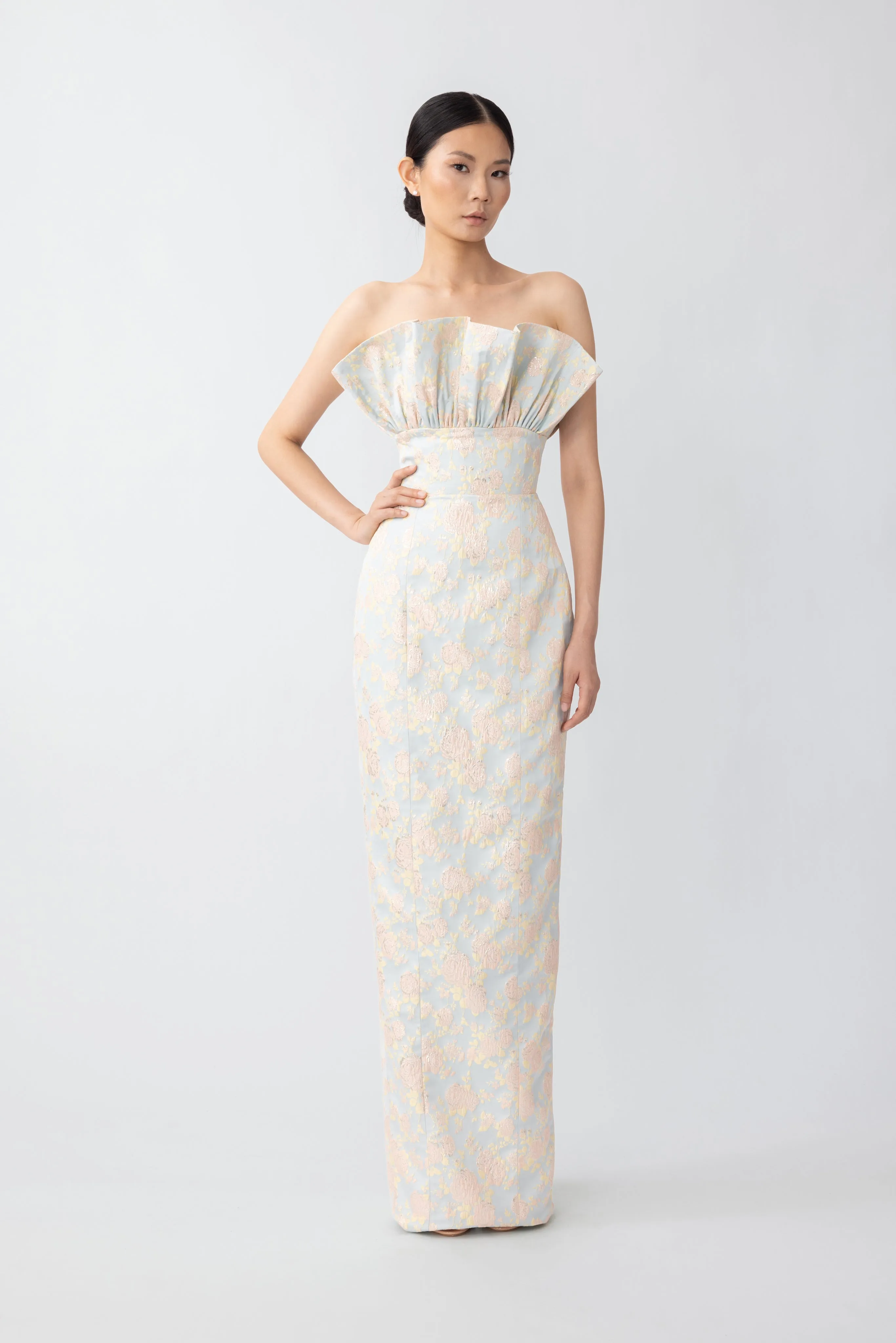Noah Jacquard Gown