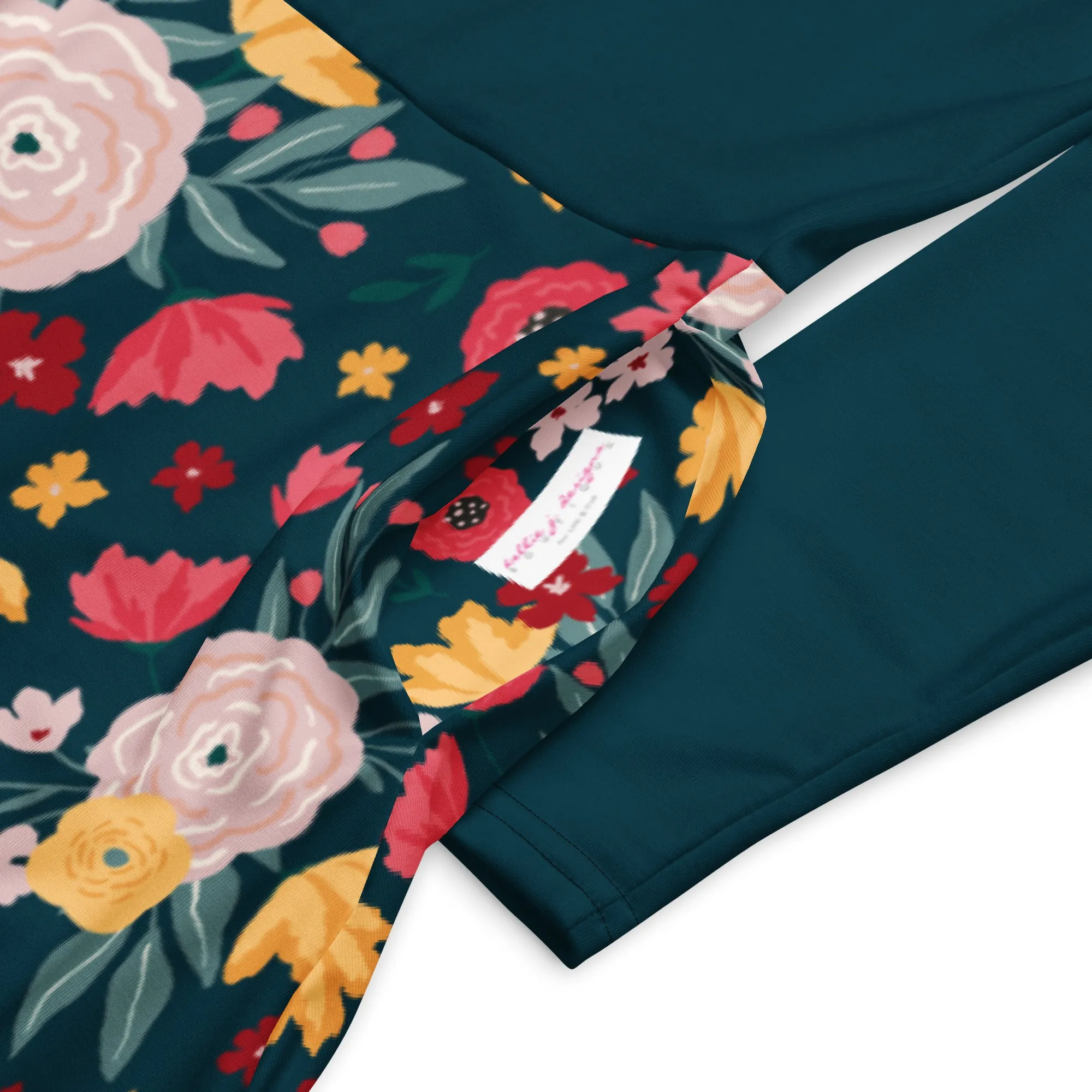 Nona's Garden Navy Midi Dress (S-6XL)