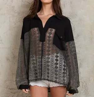 Oaklyn Oversized Top