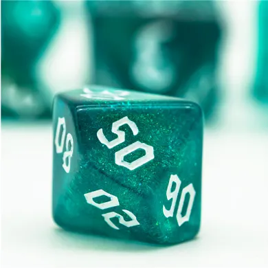 Ocean Elemental RPG Dice Set