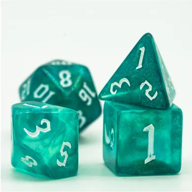 Ocean Elemental RPG Dice Set