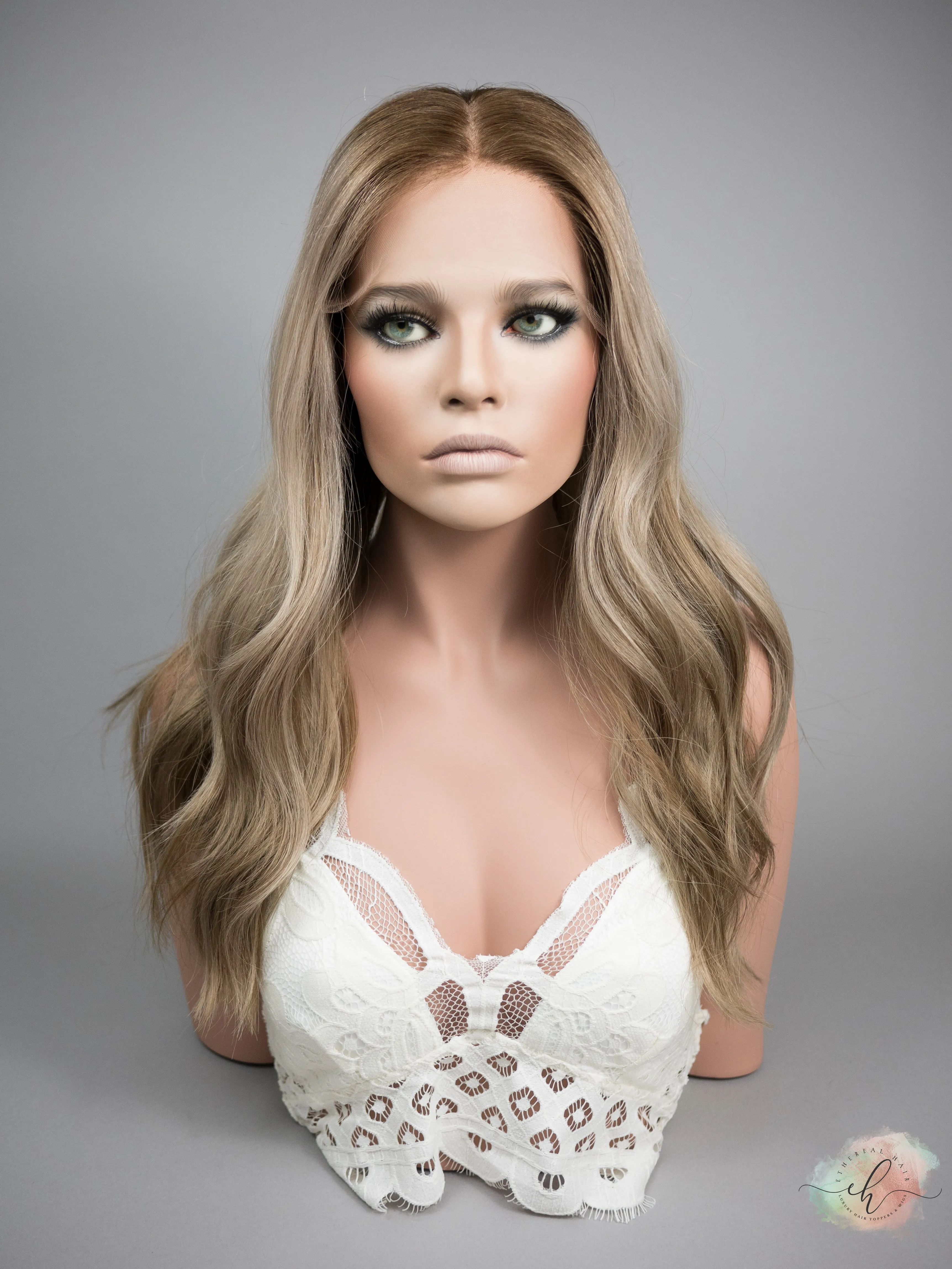 “ONE SWEET DAY" Exquisite Wig: Lace Top, Sz. S/M, 22"