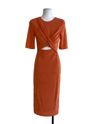 Orange Glitter Dress