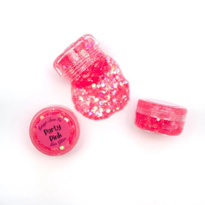 Party Pink Hair Glitter Gel