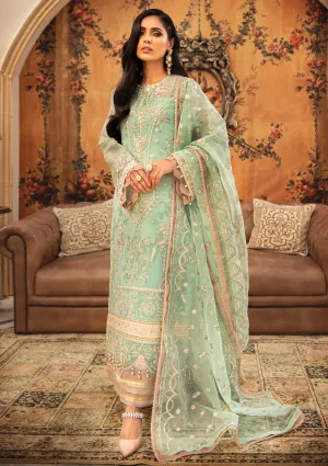Party Wear Kameez Salwar in Mint Green Shade #PF458