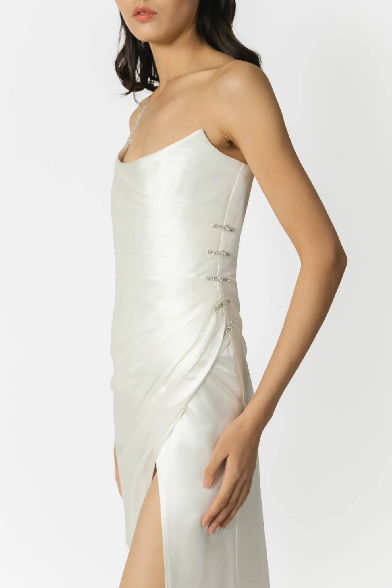 Pasha Satin Gown