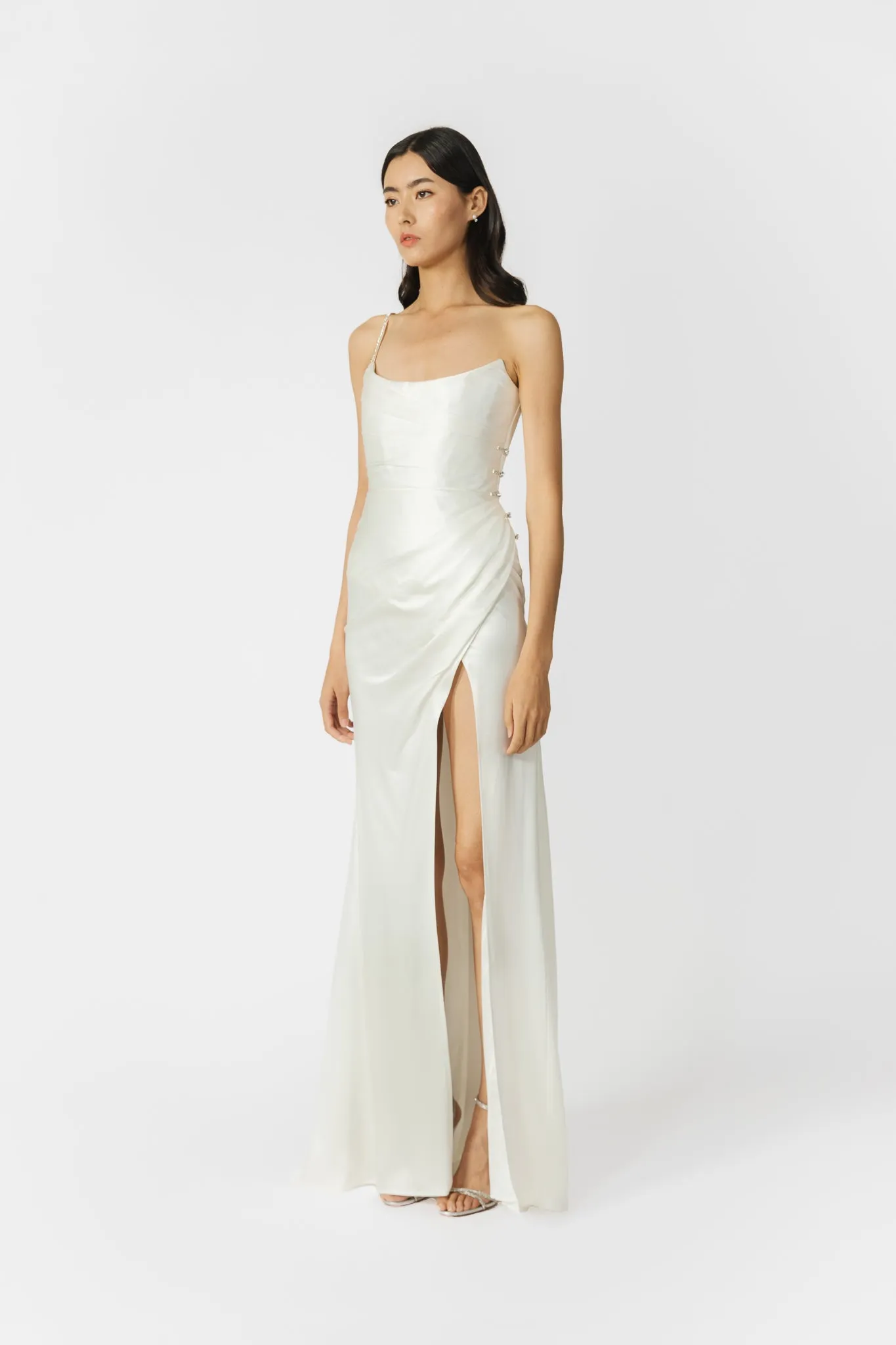 Pasha Satin Gown