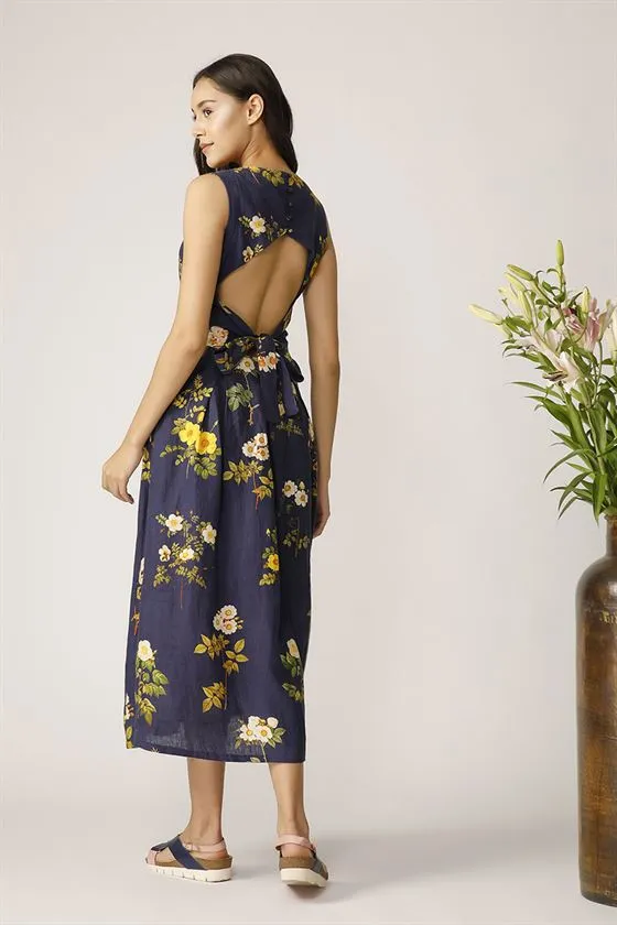 Payal Pratap   -   Salal Printed Dress Morning Glory