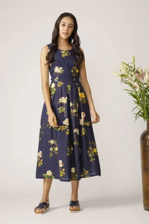 Payal Pratap   -   Salal Printed Dress Morning Glory