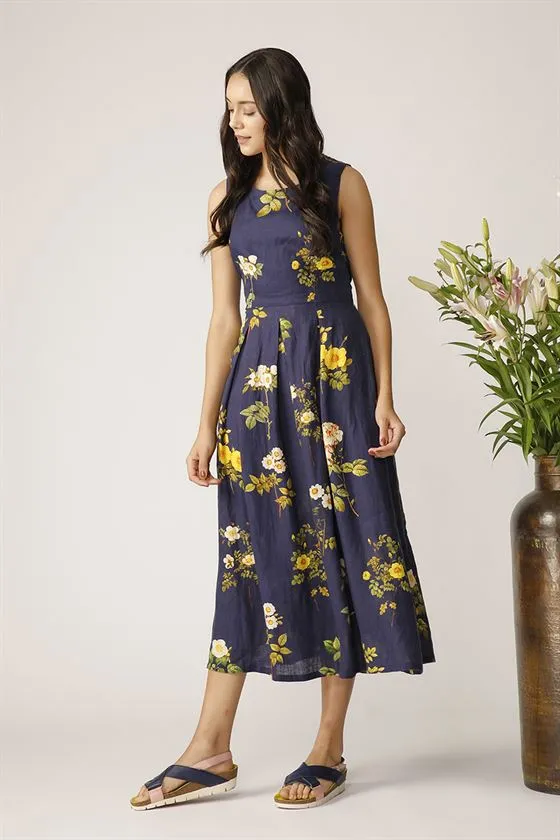Payal Pratap   -   Salal Printed Dress Morning Glory