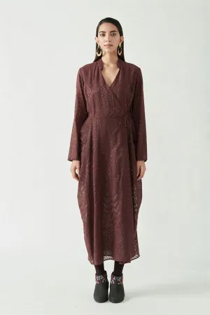 Payal Pratap   -   View with A Room  Lester Embroidered Dress with lycra tights (2pcs)