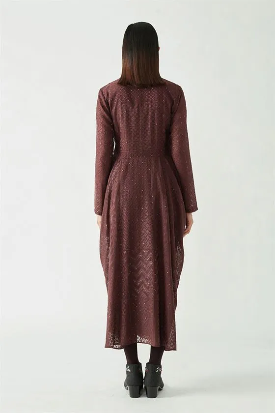 Payal Pratap   -   View with A Room  Lester Embroidered Dress with lycra tights (2pcs)